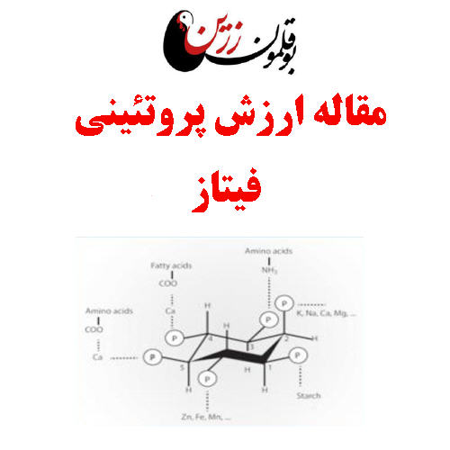 مقاله ارزش پروتئینی فیتاز